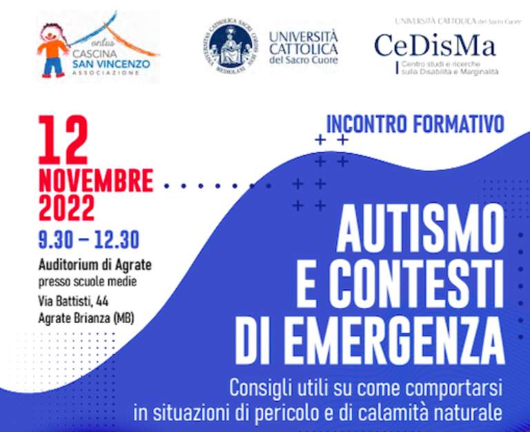 AUTISMO E CONTESTI DI EMERGENZA