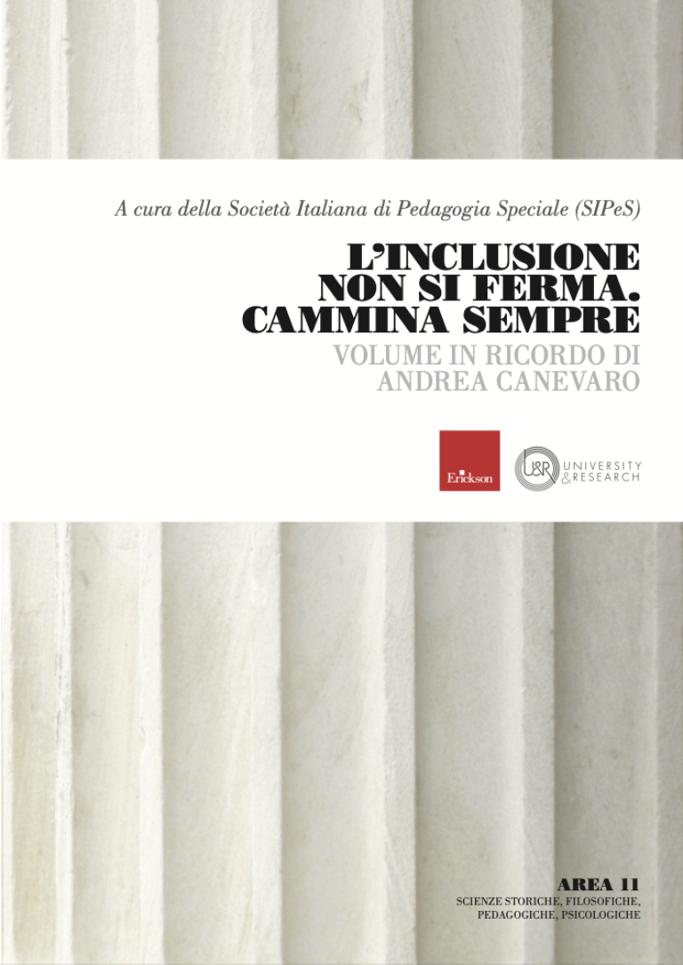 “L’inclusione non si ferma. Cammina sempre” – Volume open access, in ricordo del Prof. Andrea Canevaro.
